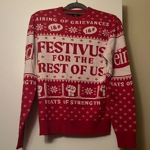 Seinfeld classic Festivus sweater ❤️💚